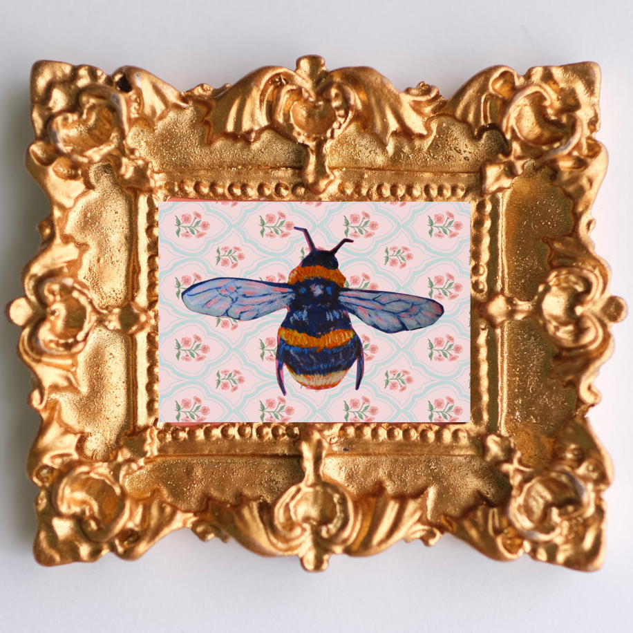 Bee Vintage Framed Magnet