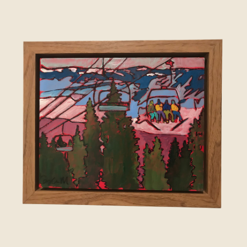 "Saturday" - Original Painting - Winter Solstice Art Show