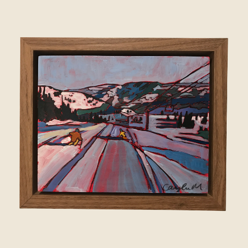 "Visit Utah" - Original Painting - Winter Solstice Art Show