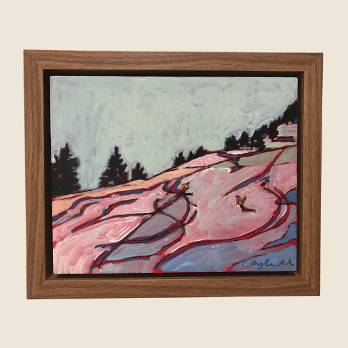 "Powder" - Original Painting - Winter Solstice Art Show