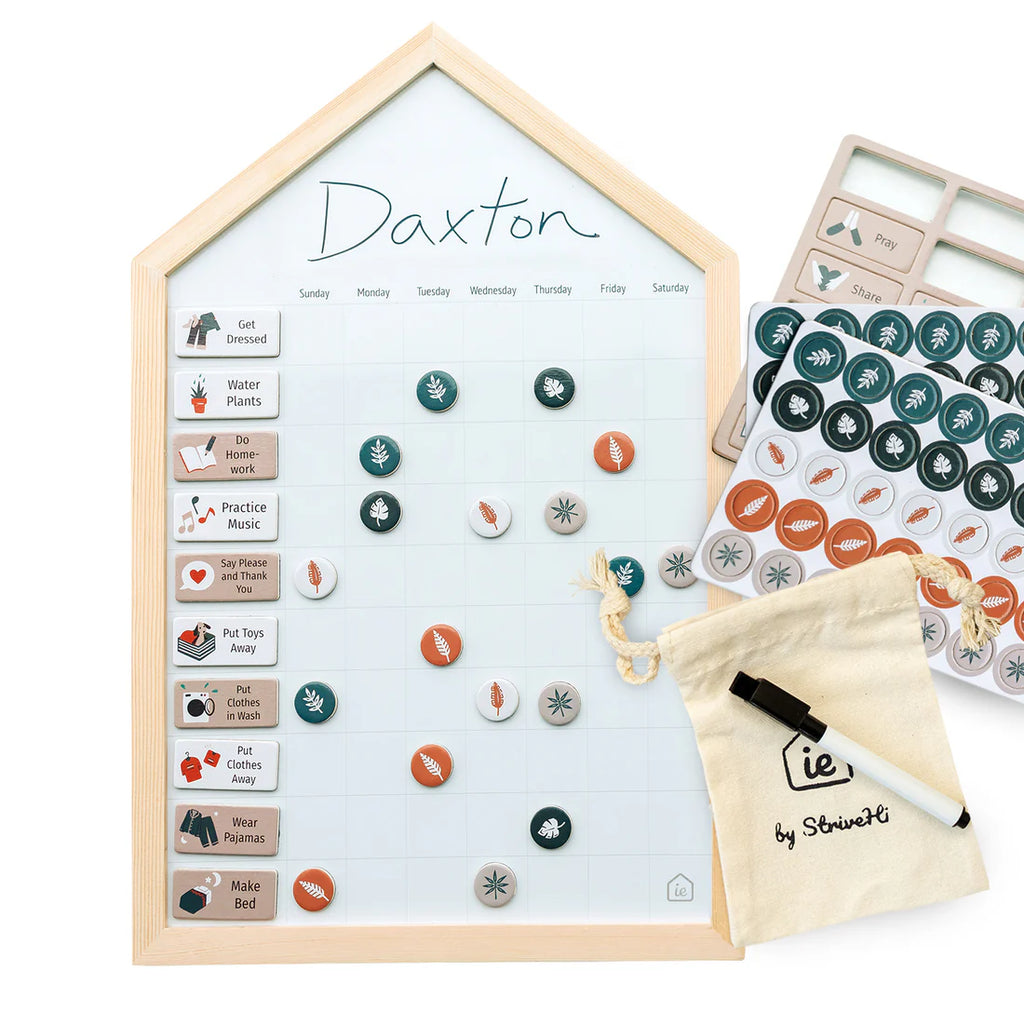 Leaves chore chart set 