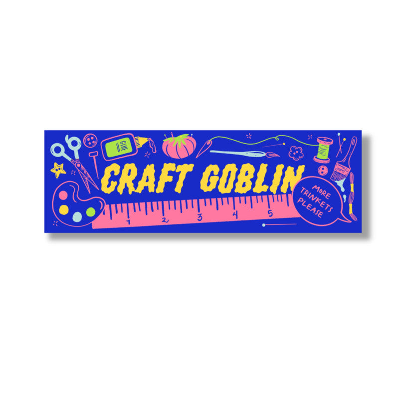 Craft Goblin Bumper Sticker