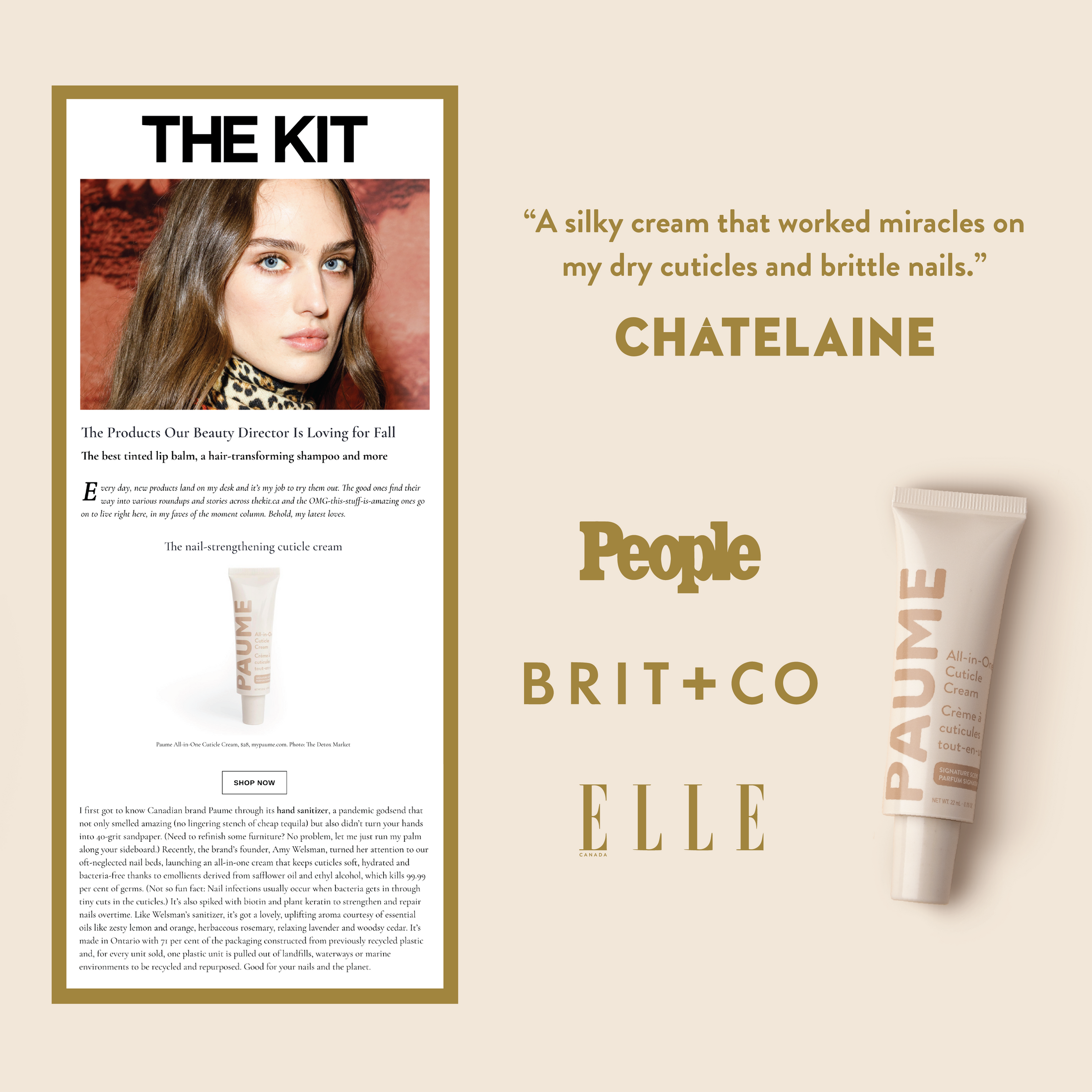 All-in-One Cuticle. Nail Cream.Formulated for those who: * have dry cracked cuticles * suffer from frequent hang nails * experience brittle soft nails * get frequent manicures and need to repair nails in between