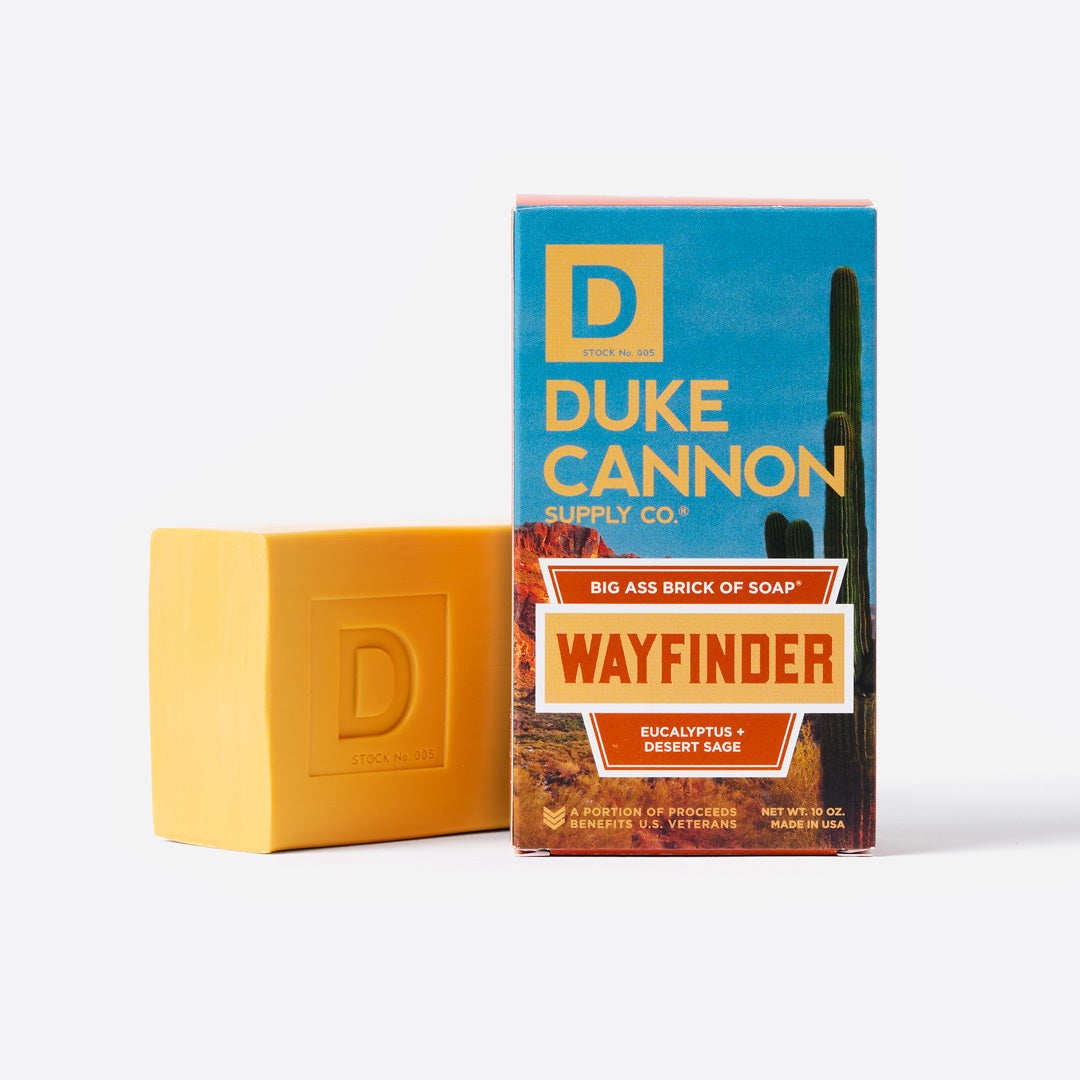 Smells like eucalyptus and desert sage, not the stained cloth seats of an abandoned camper van bath soap.