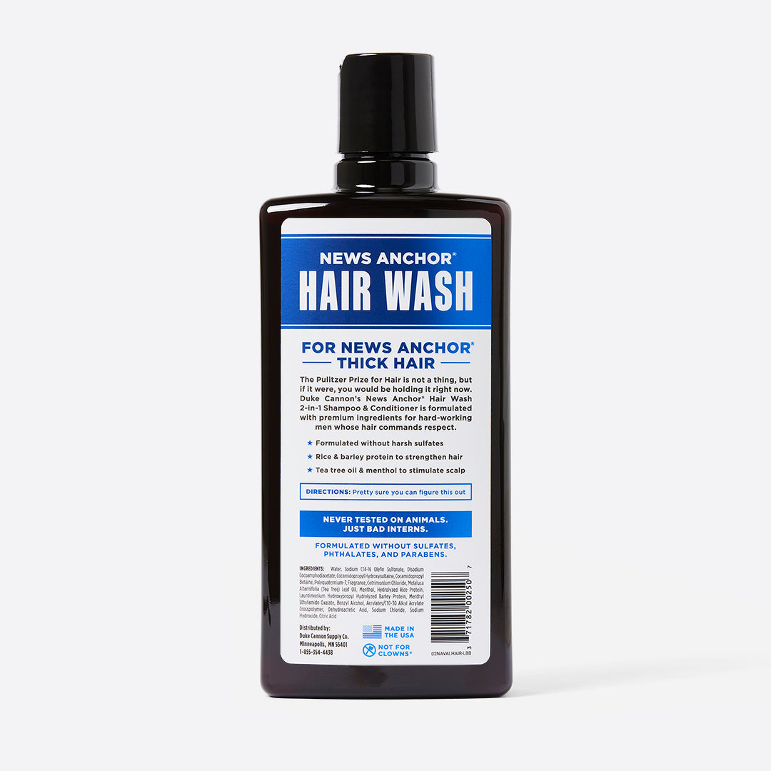 News Anchor Hair Wash 2 In 1 Shampoo & Conditioner