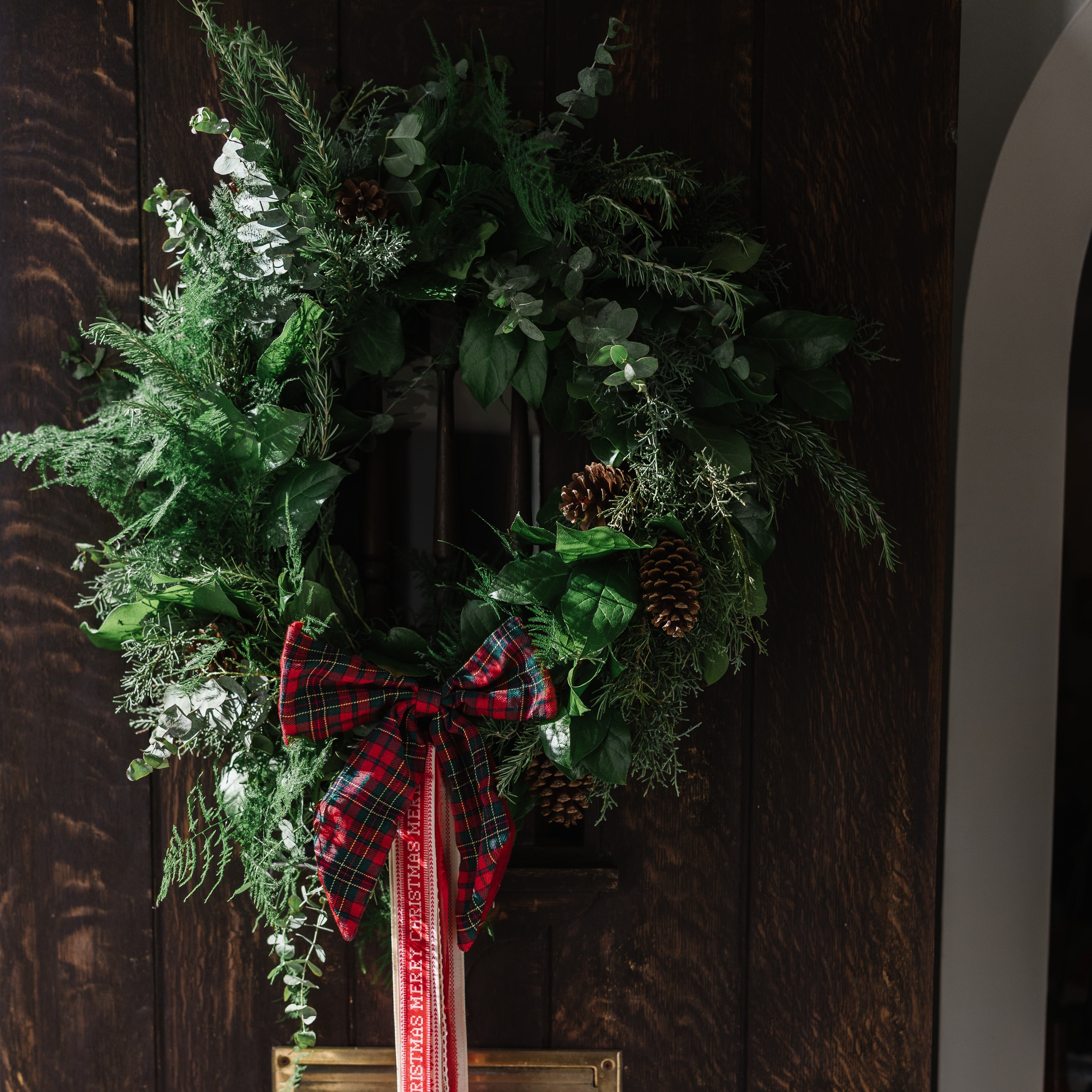 Fresh Holiday Wreath Pre-order - Taylor Rae Bouquet