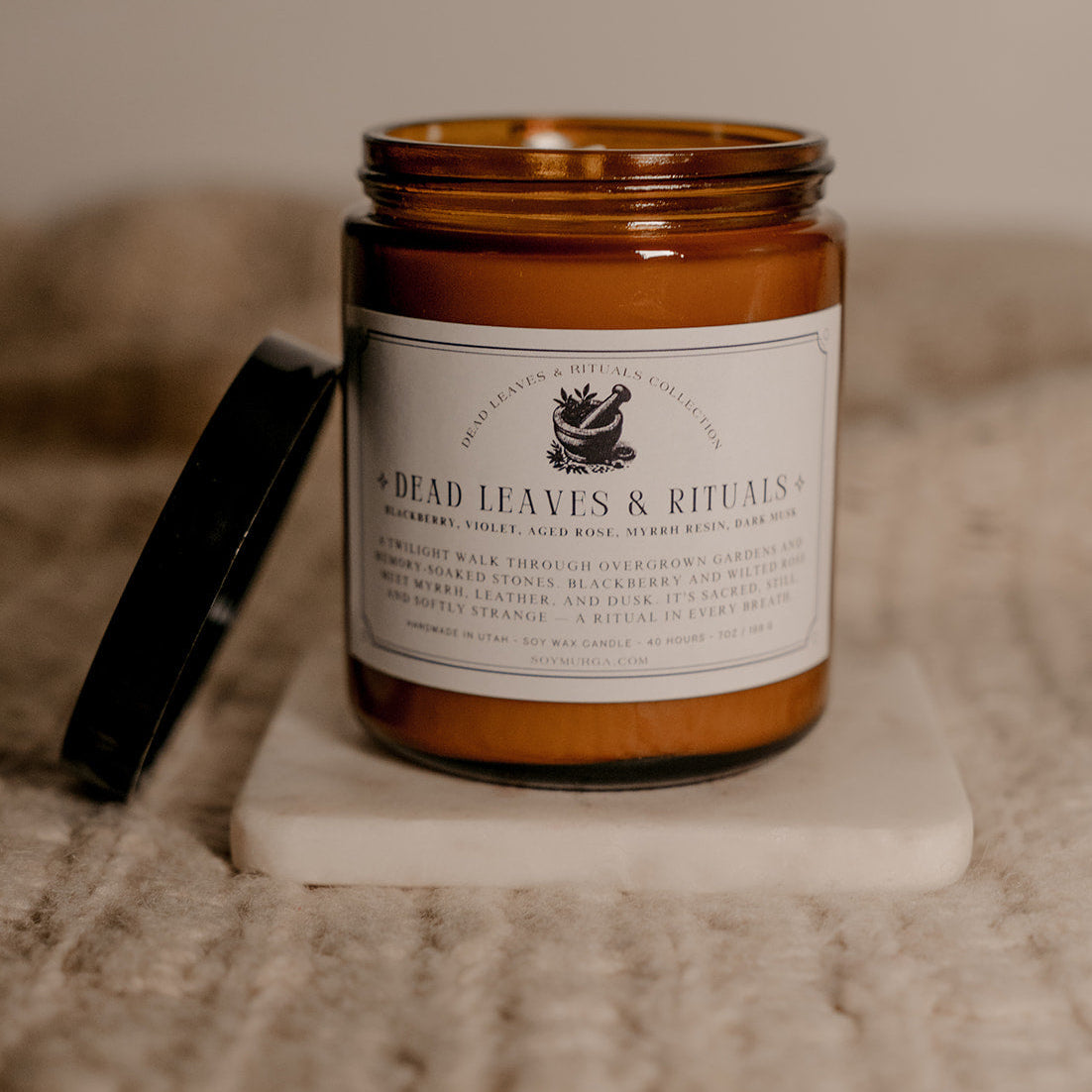 Dead Leaves and Rituals Candle