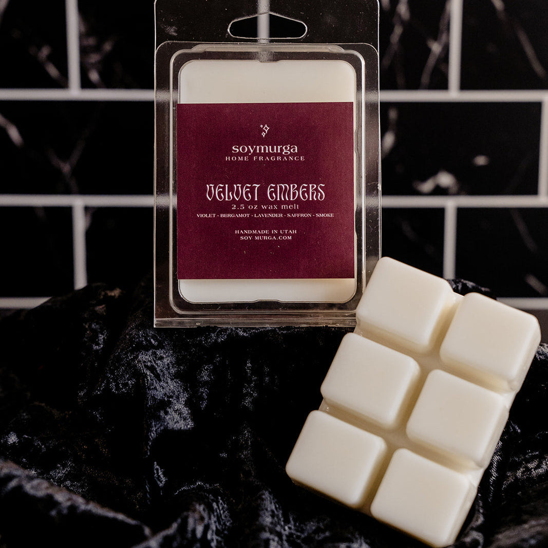 wax melts, Fragence Notes: violet - bergamot - lavender - saffron - smoke