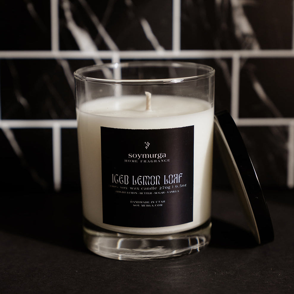 Iced Lemon Loaf 9.5 oz glass jar candle