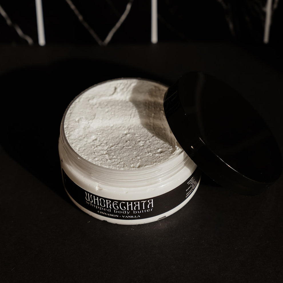 4.5 oz jar of whorechata whipped body butter