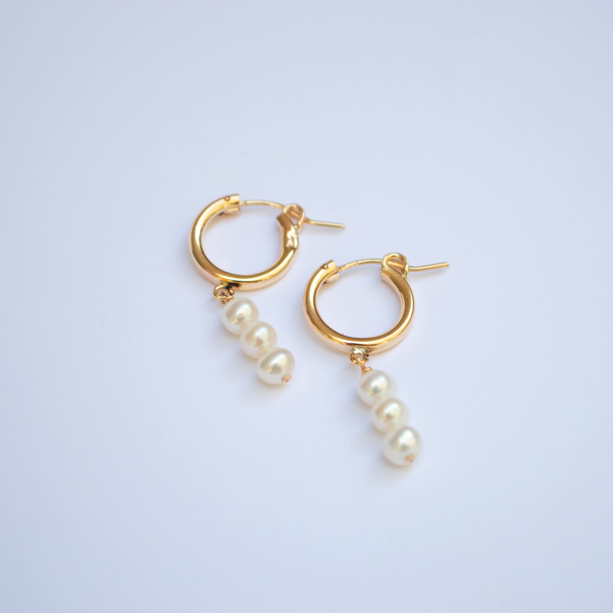 Stacked Pearl Hoop - Syd Squared
