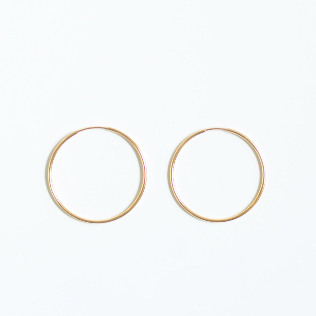 Gold 30 mm Hoops