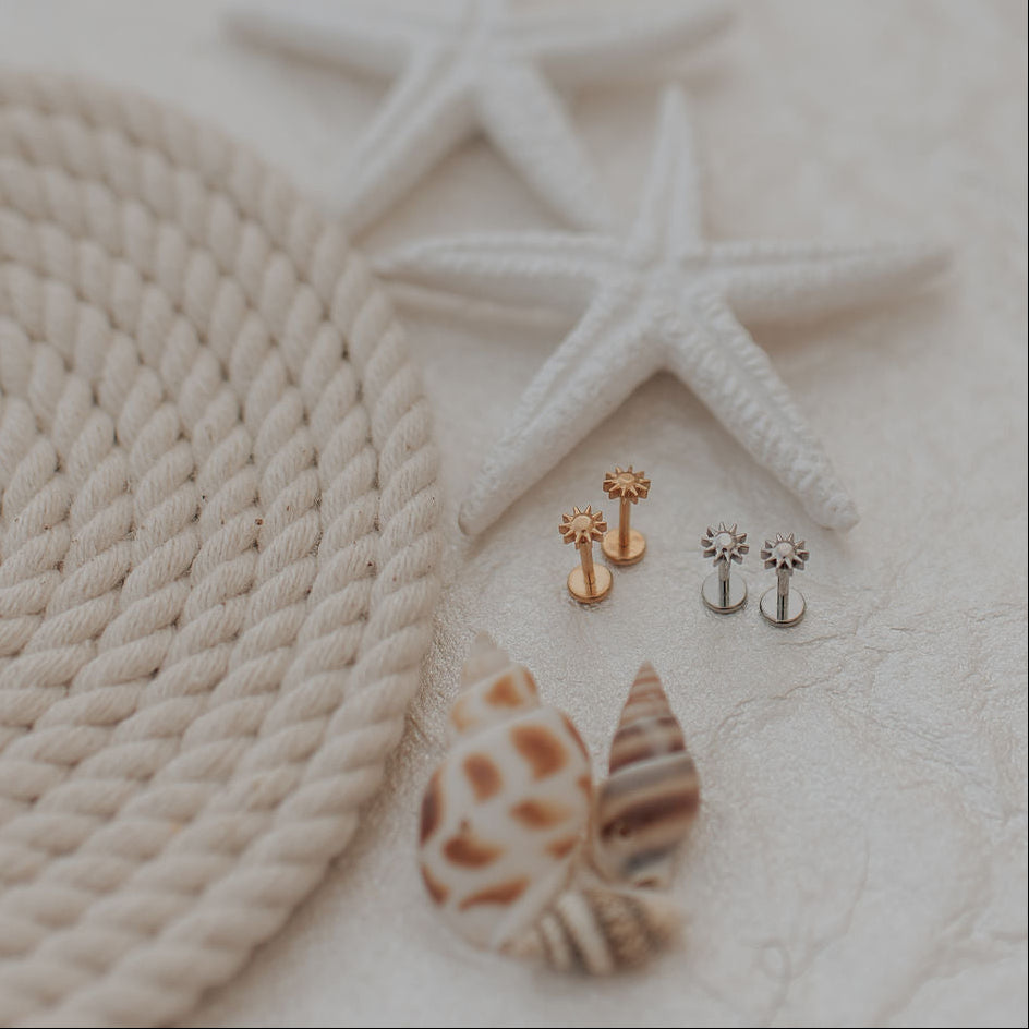 Sunshine Flat Back Studs