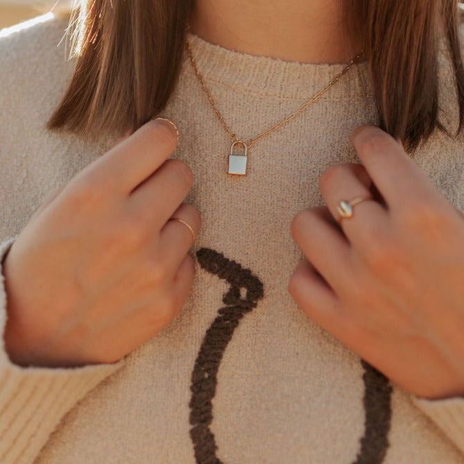 Newport Lock Necklace