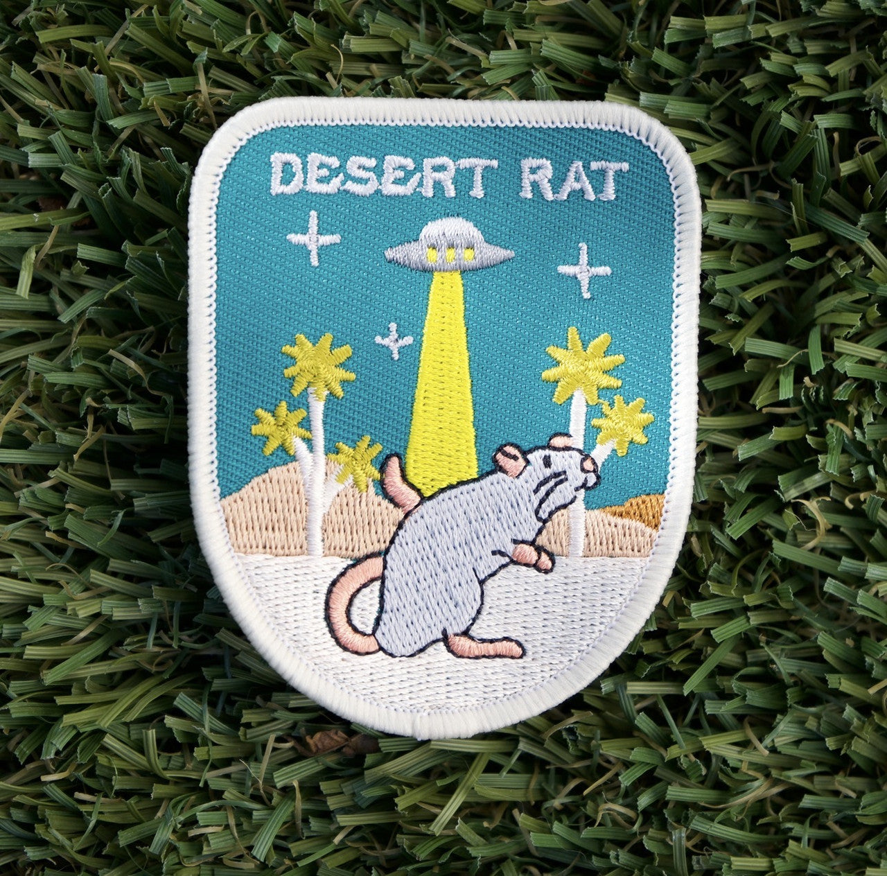 Desert Rat Embroidered Patch