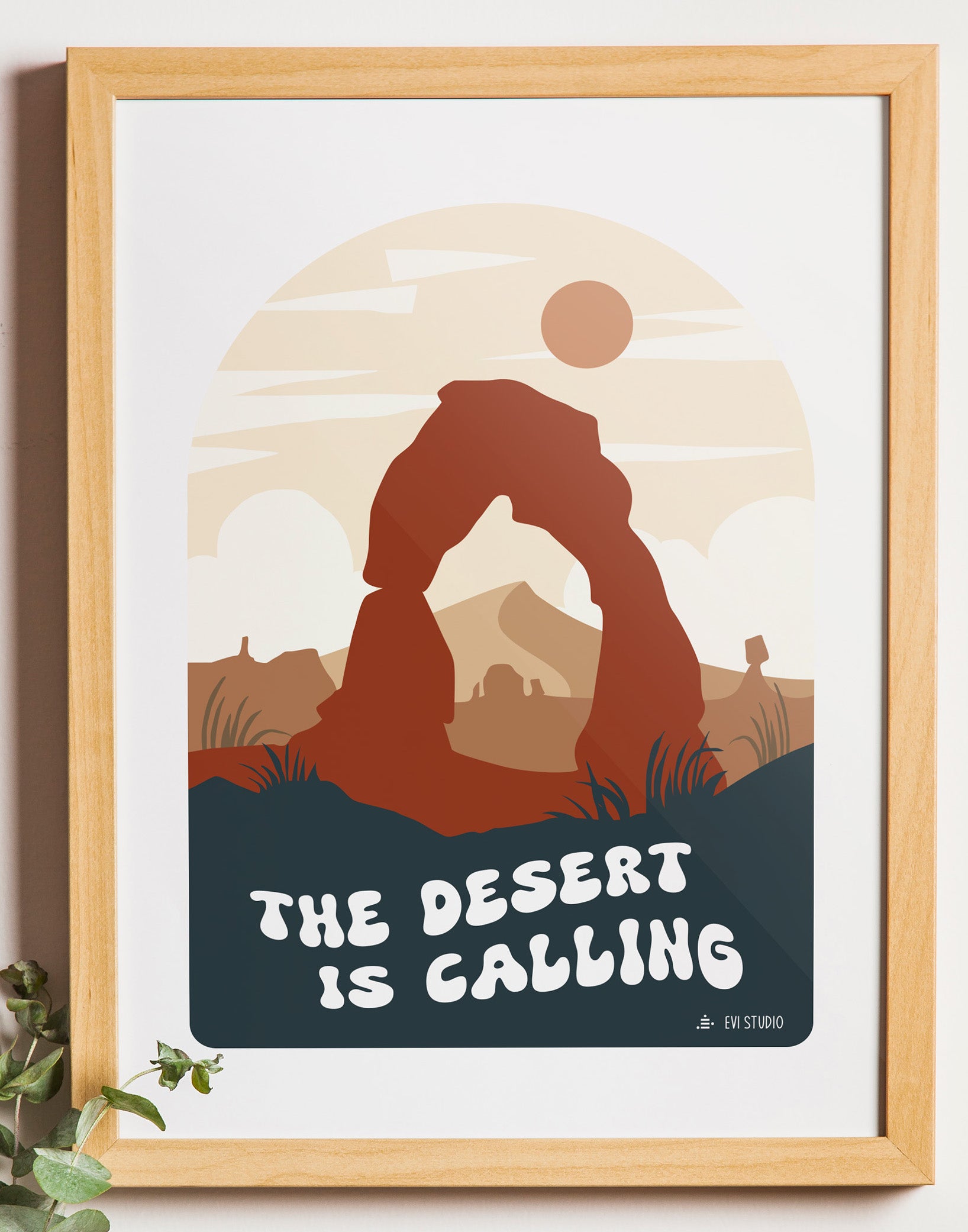 The Desert is Calling Print