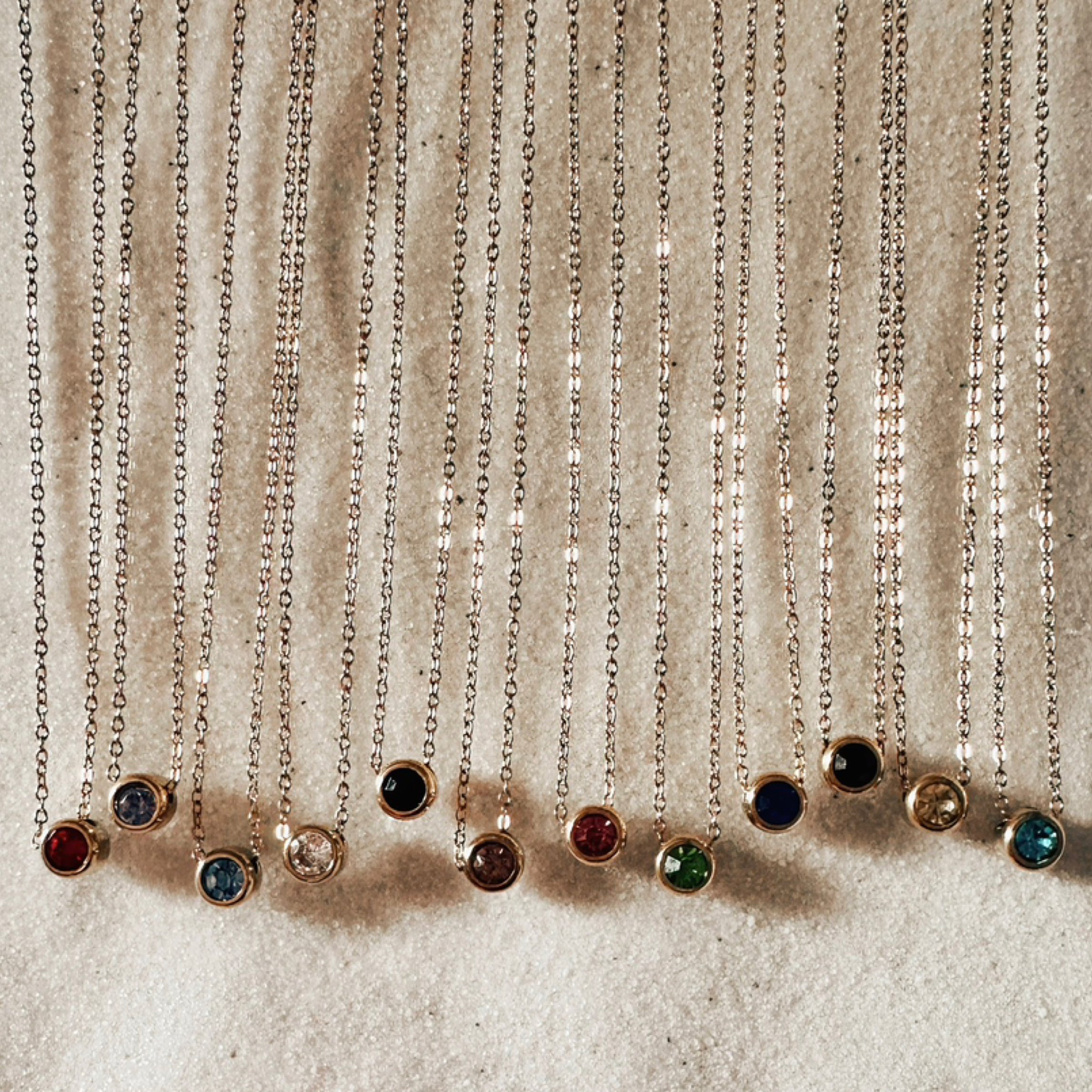 Birthstone Bead Necklace