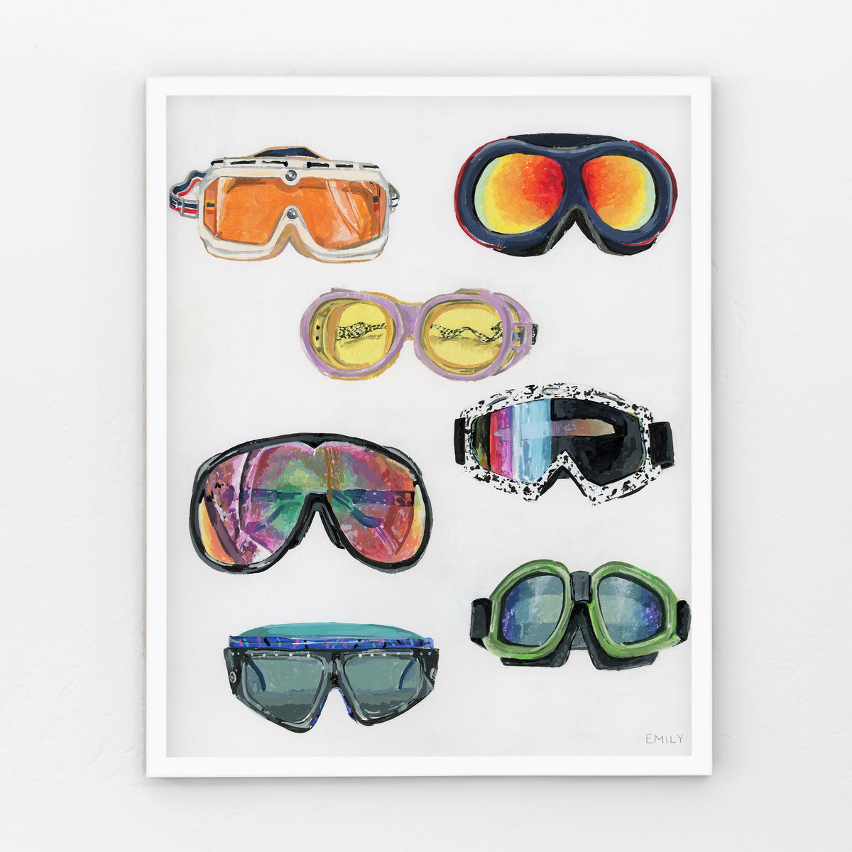 Retro Ski Goggles - Print