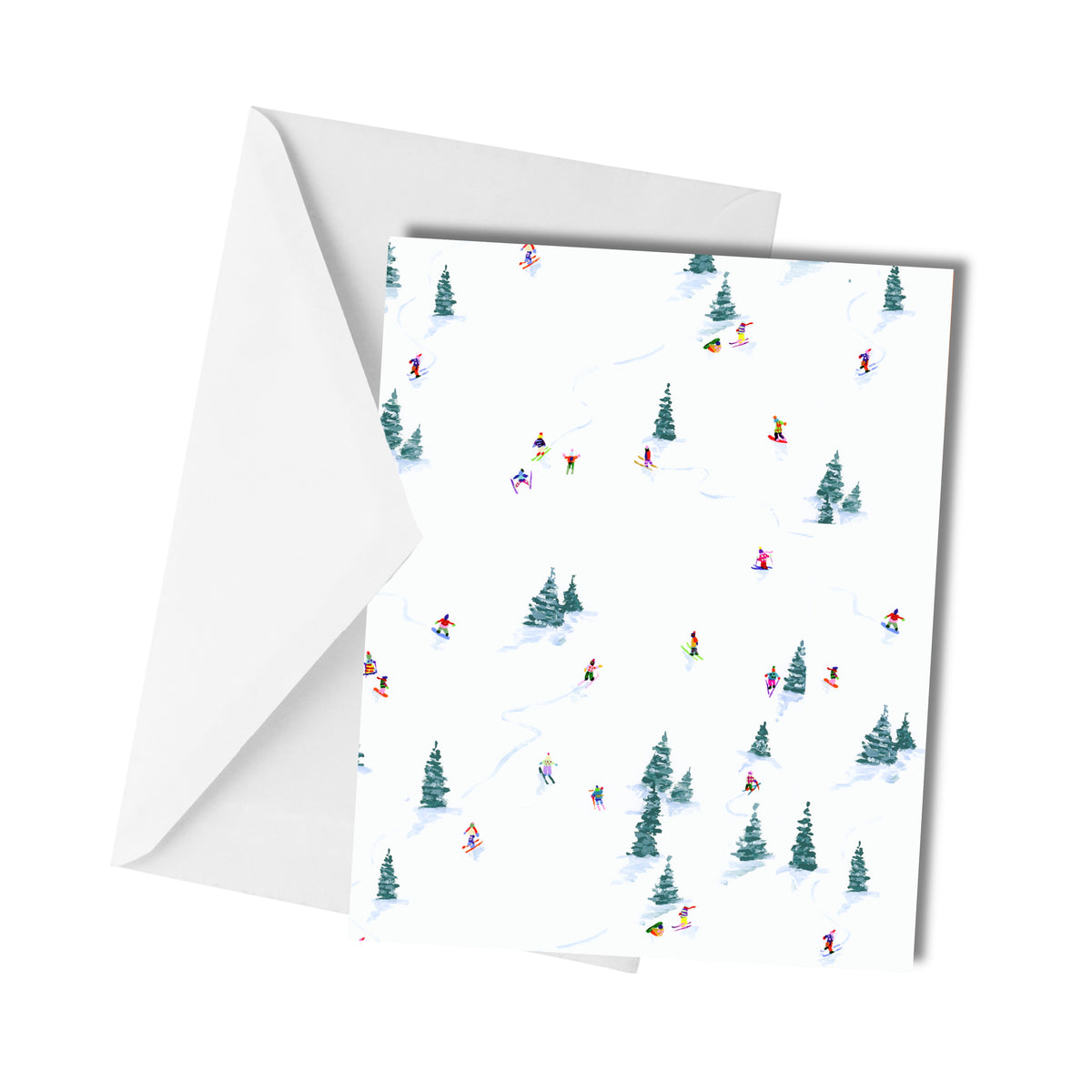Tiny Skiers Card