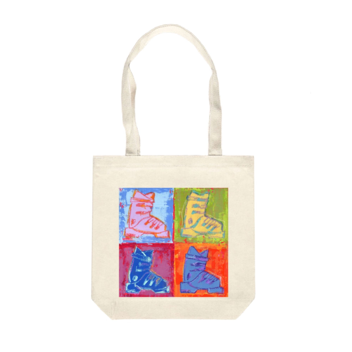 Hittin' The Slopes Canvas Tote