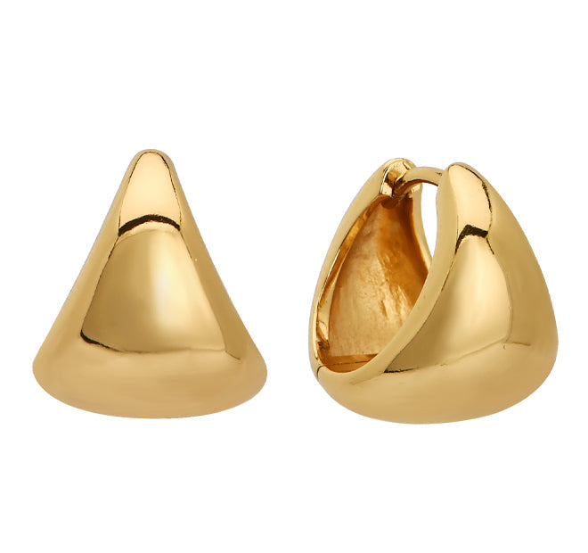 Vivienne Hoop Earrings in Gold