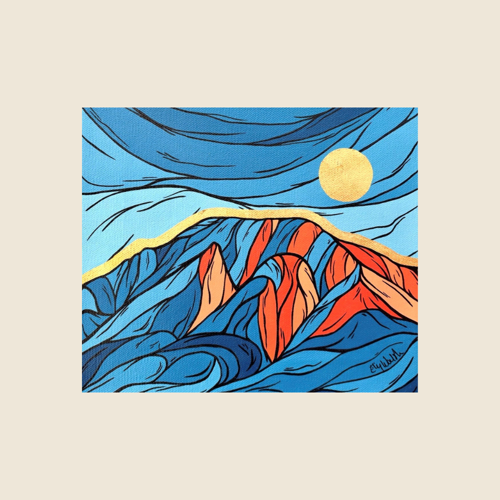 Mt. Olympus - Original Art - In Color Art Show
