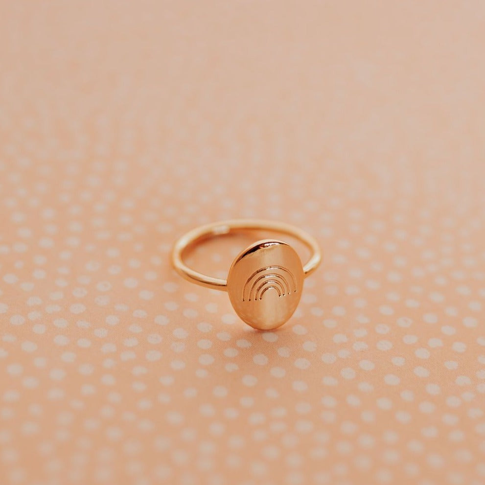 Rainbow Arches Ring - Mauve Jewelry Co.