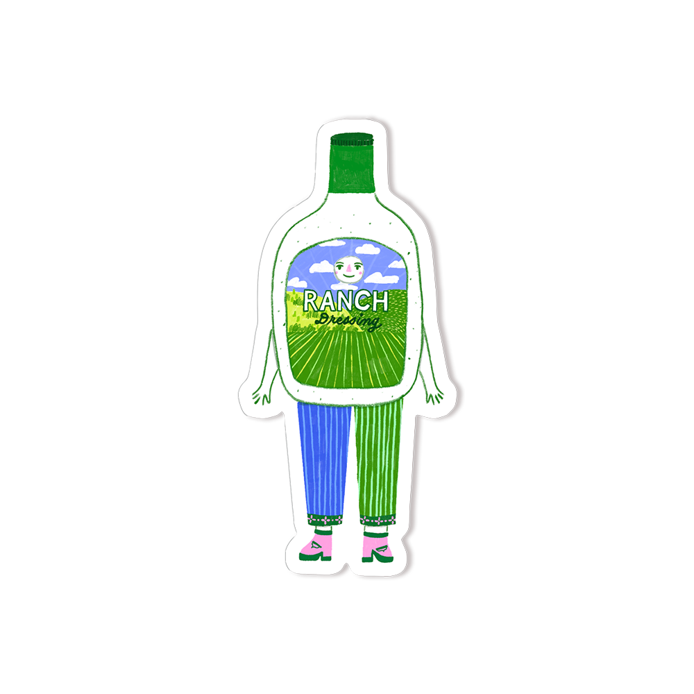 Blanche The Ranch Sticker