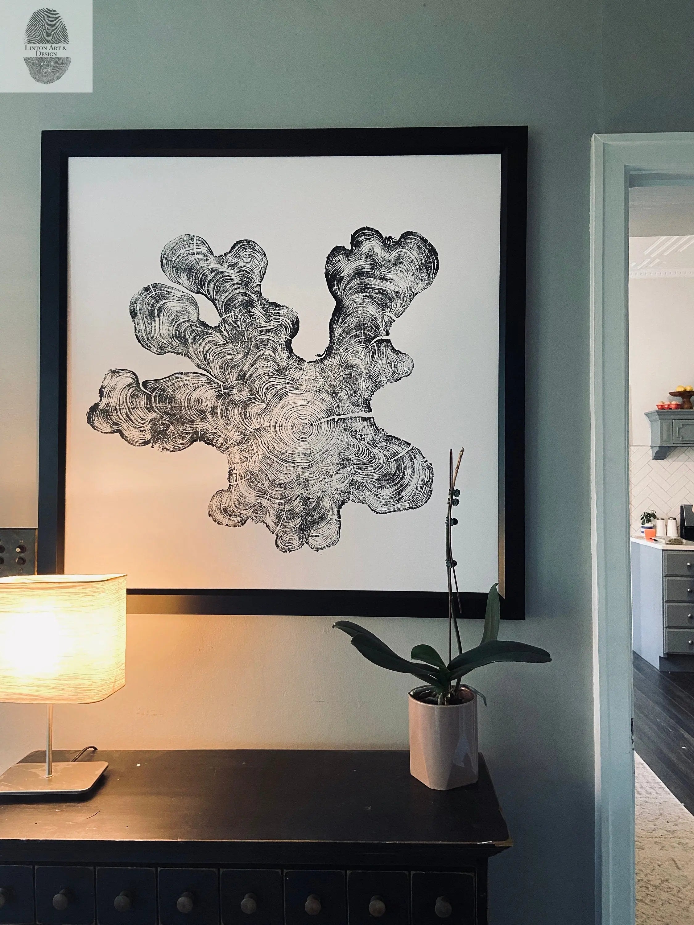 Florida Print, Everglades Art, Big Cypress, Osceola, Tree Ring Print, Huge Wall Art