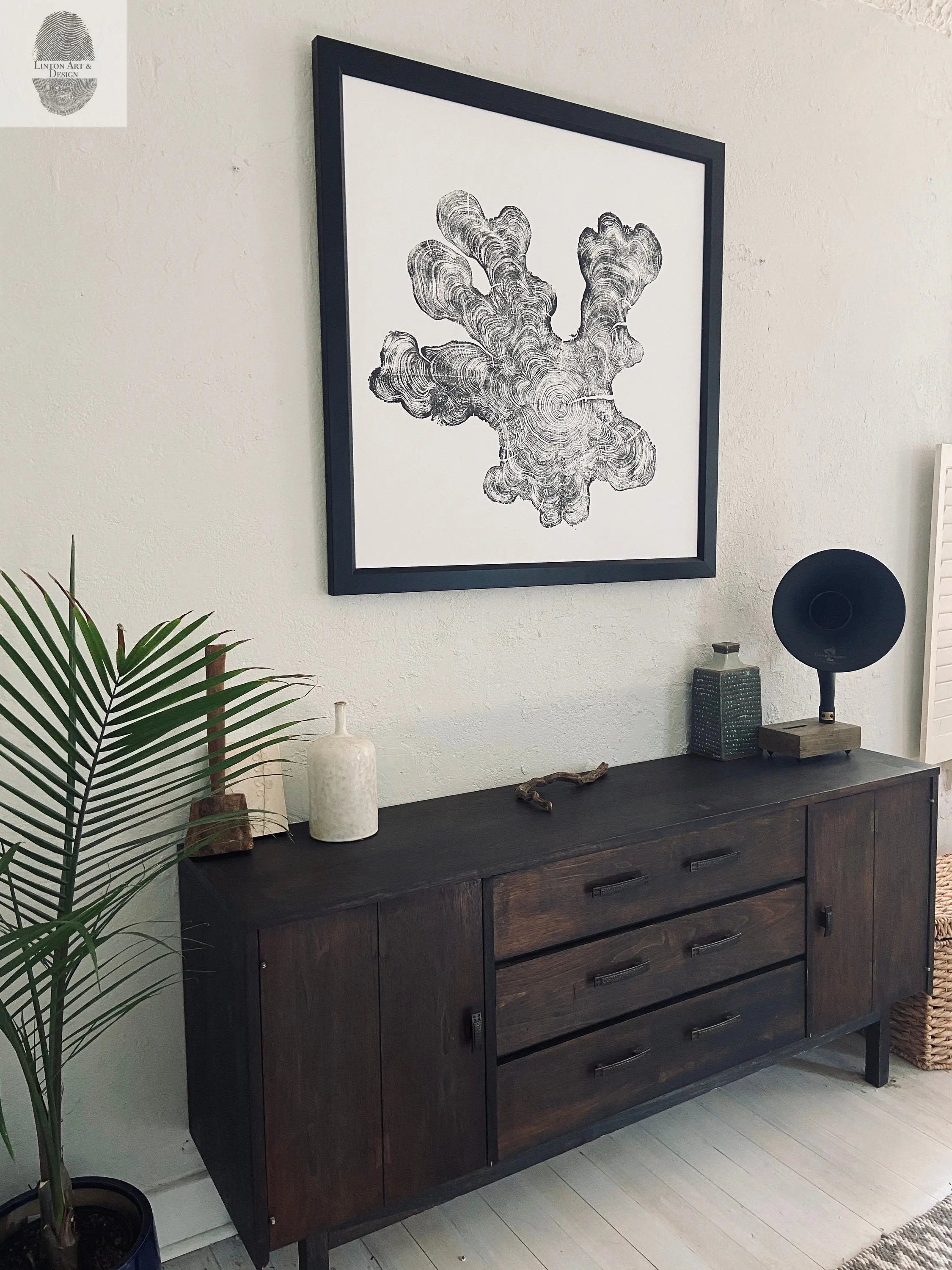 Florida Print, Everglades Art, Big Cypress, Osceola, Tree Ring Print, Huge Wall Art