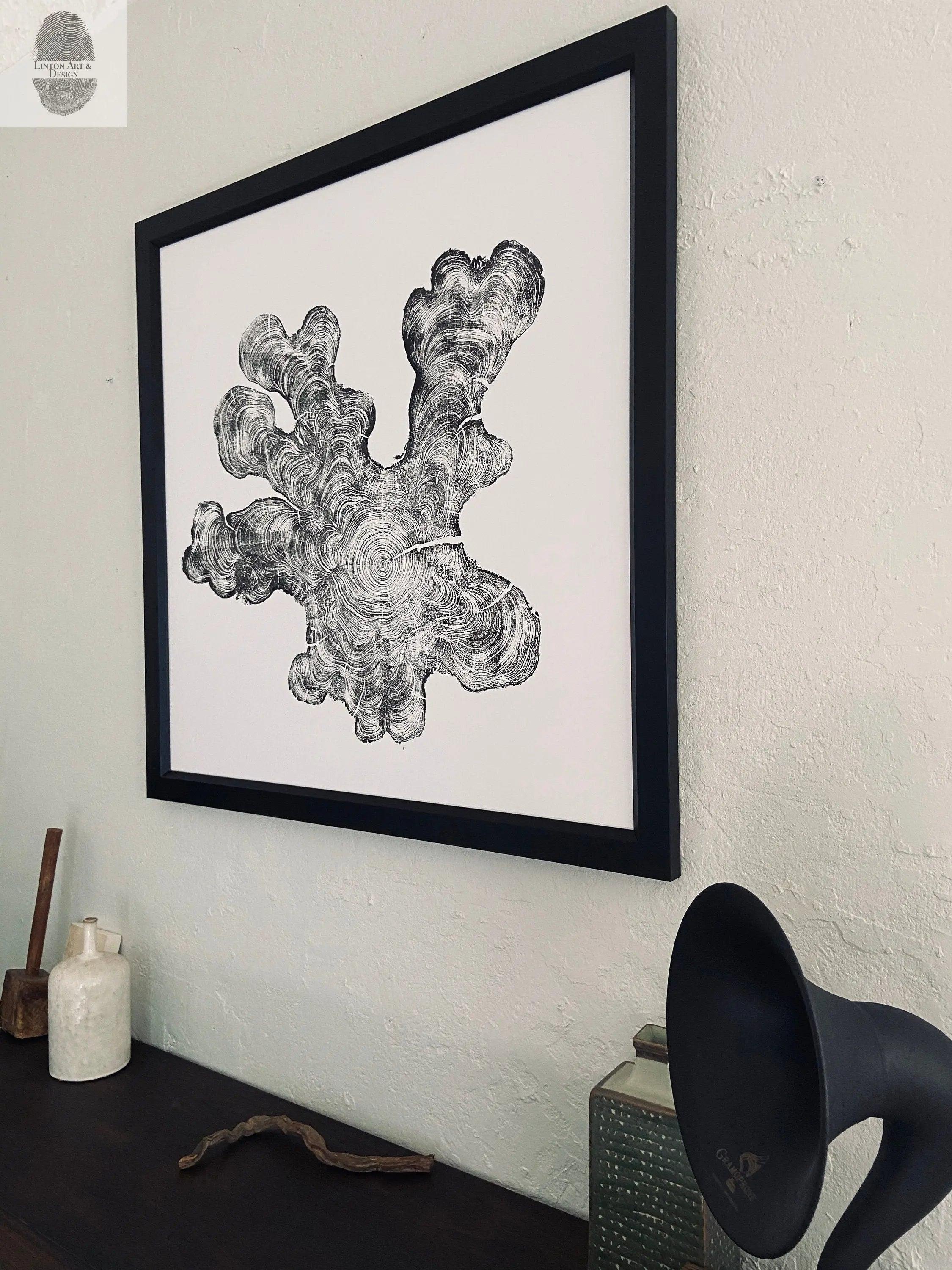 Florida Print, Everglades Art, Big Cypress, Osceola, Tree Ring Print, Huge Wall Art