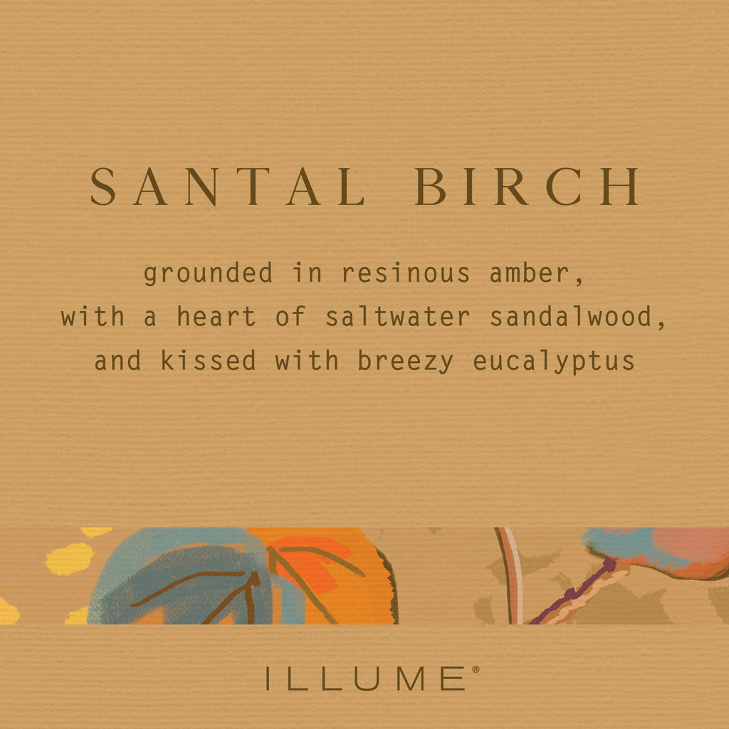Lotion Fragrance

Grounded in resinous amber, with a heart of saltwater sandalwood, and kissed with breezy eucalyptus