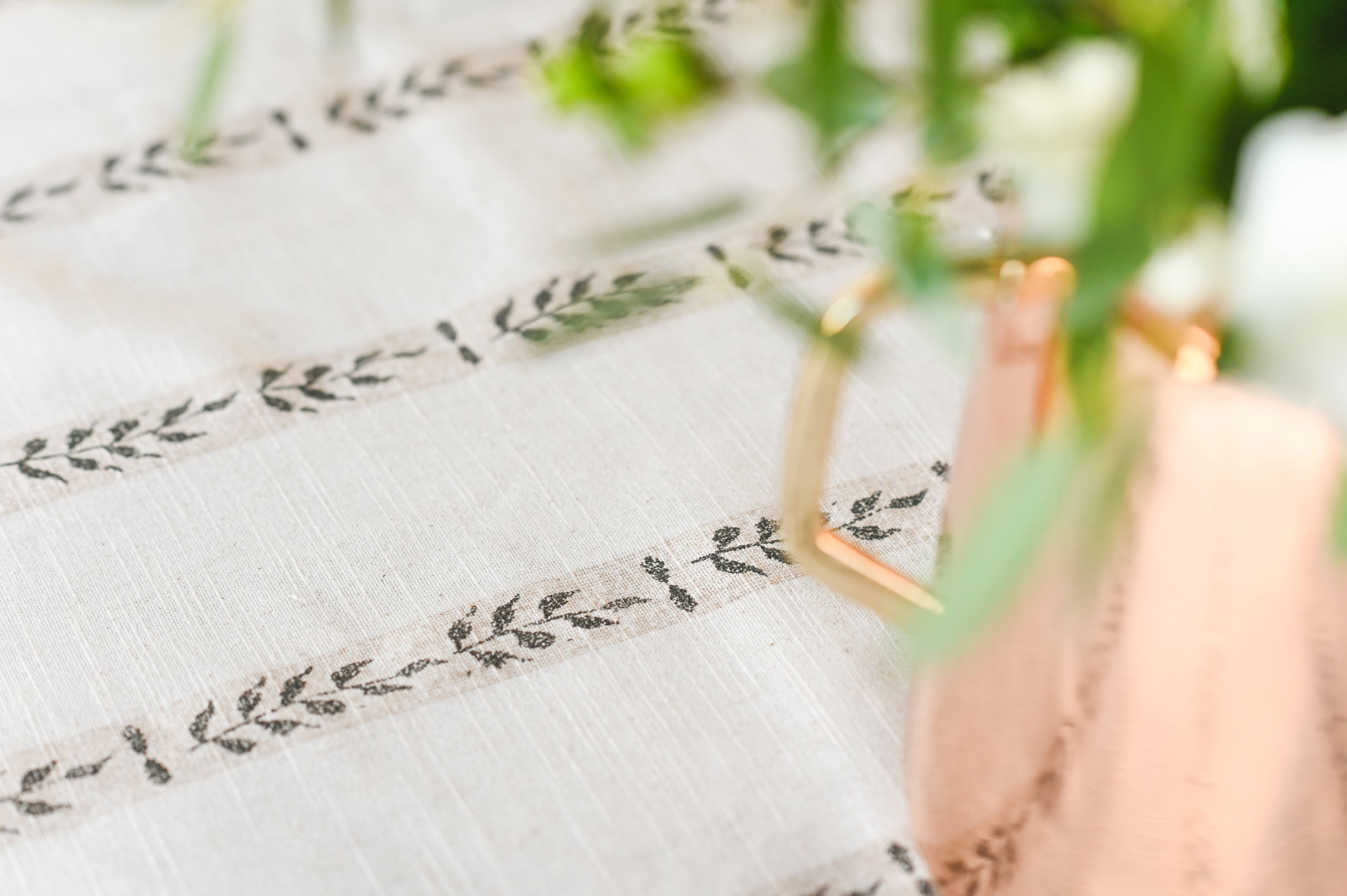 Walnut Leaf Tablecloth