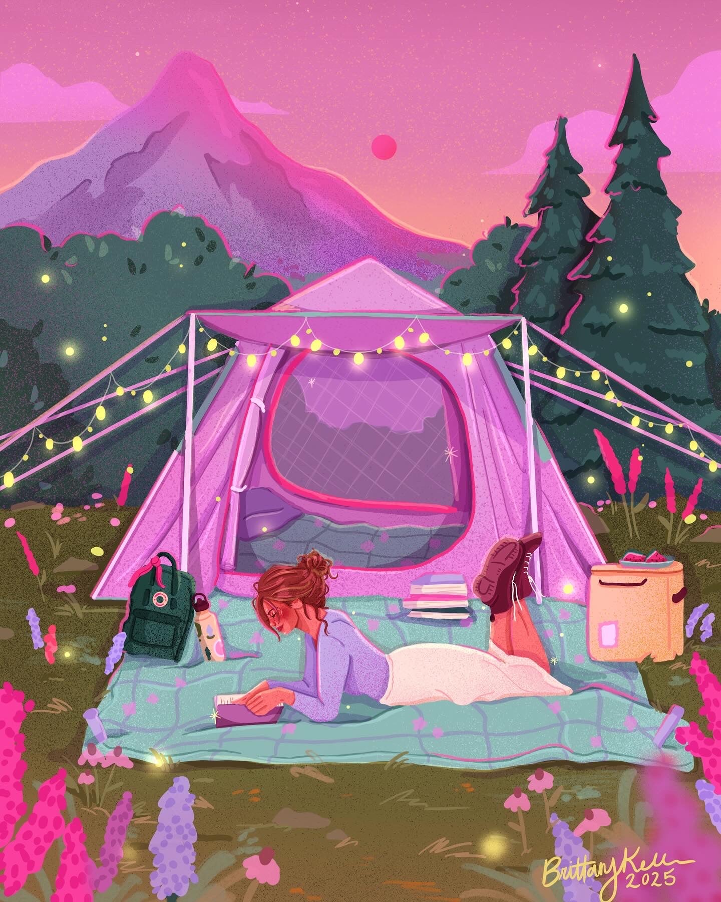 Wild and Reading Print