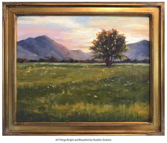 "All Things Bright and Beautiful" - Original Painting - Golden Hour Art Show