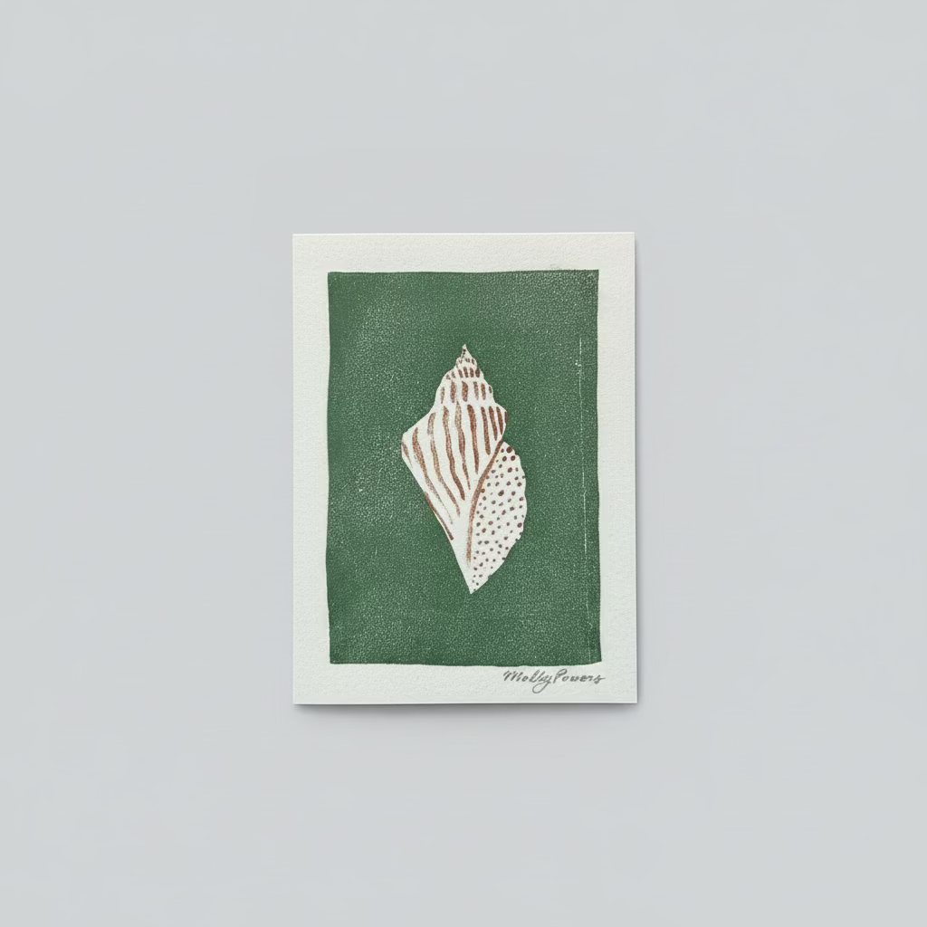 Shell Micro Print mini card