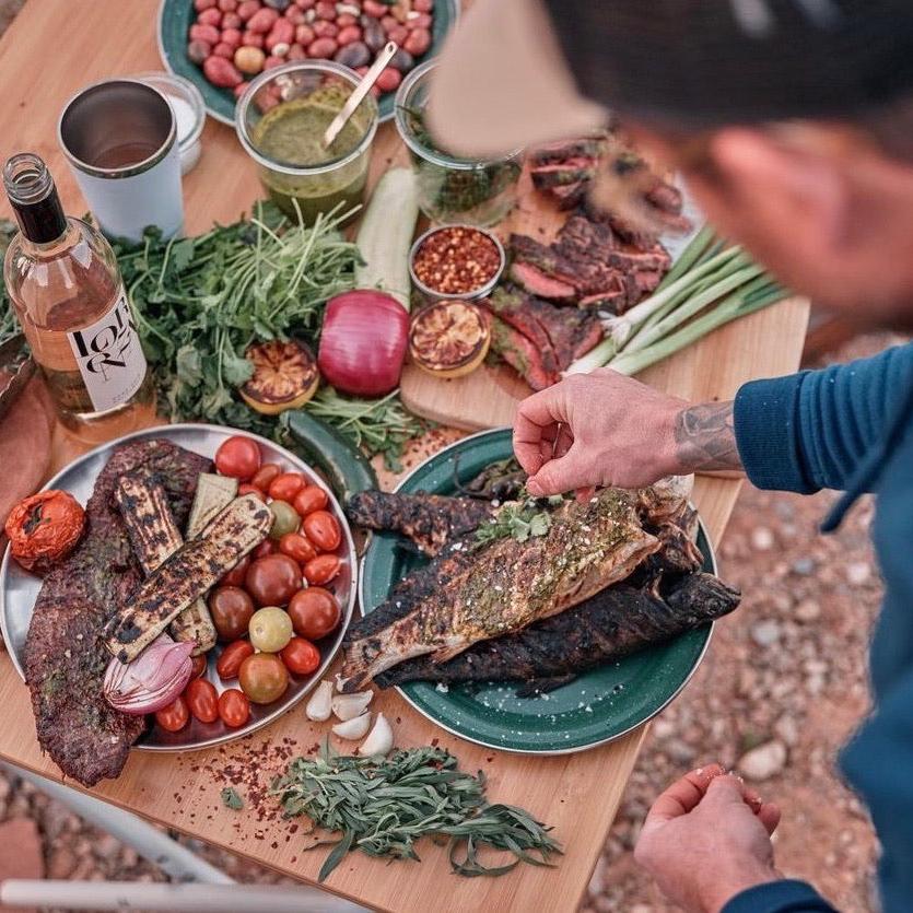 Seasoning SALT is a universal cooking salt, made from a blend of flake kosher salt, herbs, and spices. We are proudly American small batch made. Free of sugar, gluten, MSG, chemicals, and anti-caking agents