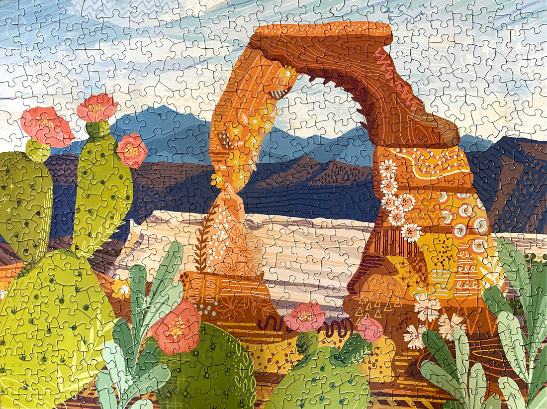 Delicate Work of Arch 500 Piece Puzzle