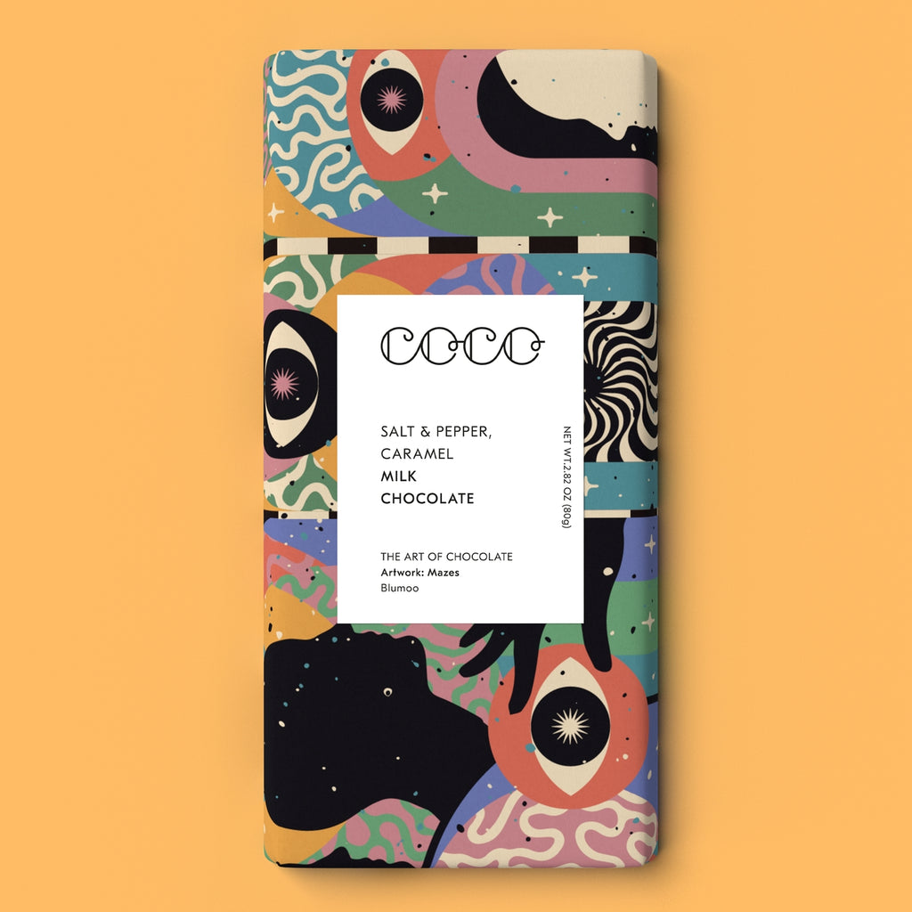 Celebrate the spirit of the season with our heartfelt tribute to comforting flavours. Enjoy our 40% milk chocolate bar, crafted from the finest Colombian cocoa beans and infused with the festive essence of speculoos biscuits and ground ginger. What better way to get cosy this festive period!