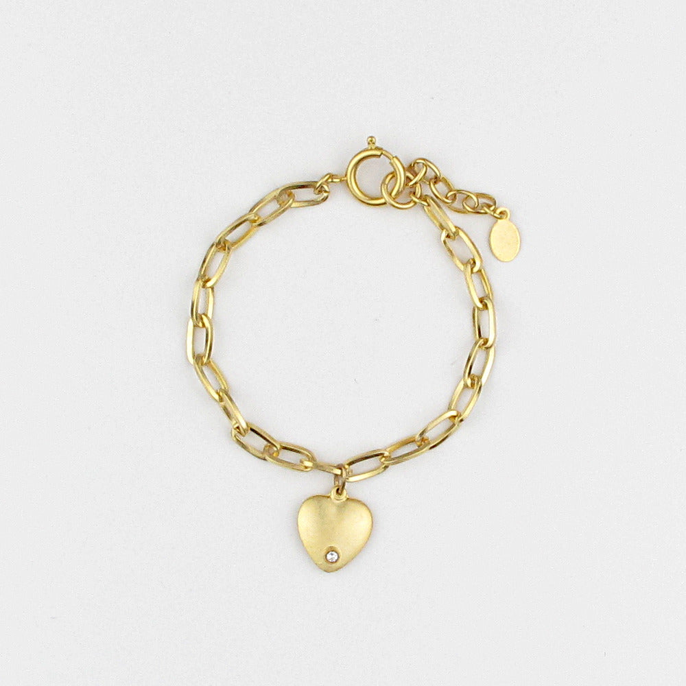Heart charm bracelet, a remembrance of those we cherish.