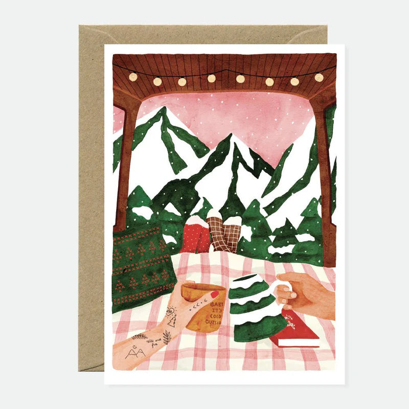 Hit the road with this Van Life holiday greeting card! A6 in size, it's perfect for sending a fun and quirky message to your fellow road warriors. Spread some wanderlust and cheer with this unique card. A must-have for any van lifer's collection. (Note: may cause serious travel itch.)