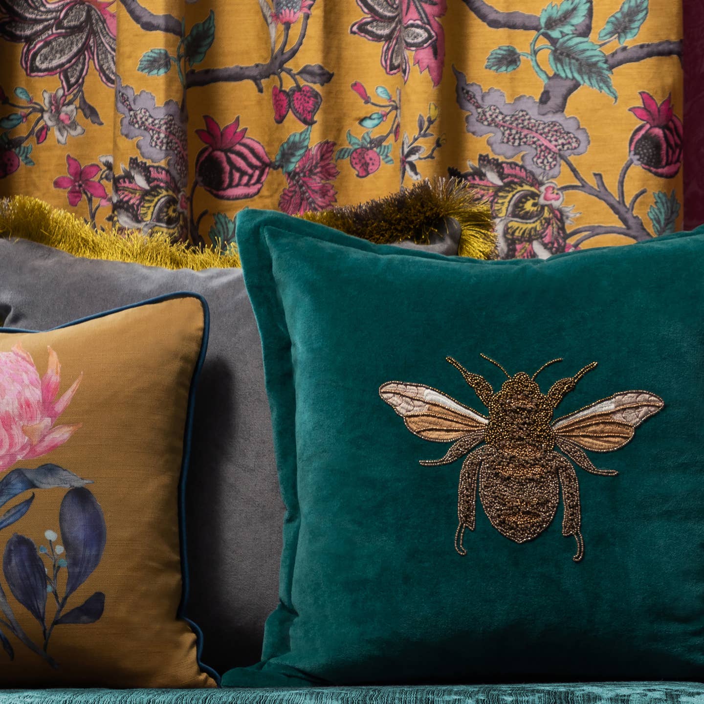 Layla Embroidered Pillow