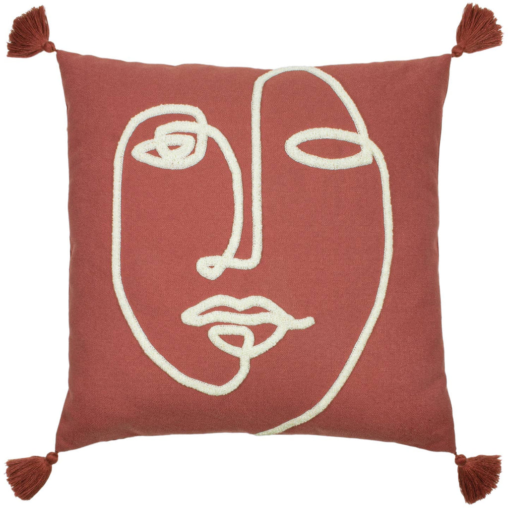 
Insert some personality to your interior with this abstract geometric line drawing. The tufted design of a geometric face will add character as well as a visual additional texture to your sofa or bed.