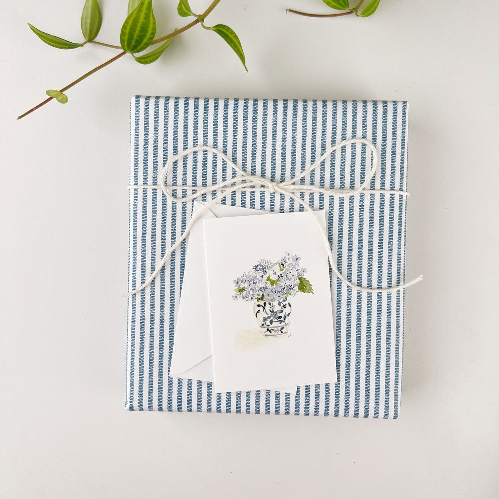 A mini notecard for petite greetings. Perfect for adding to a gift or popping in a gift card for a pretty presentation.