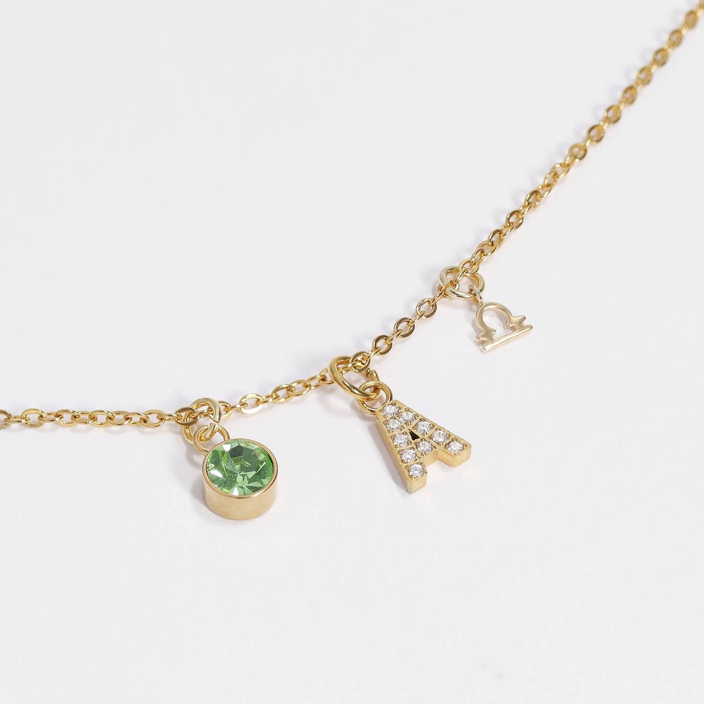 Cubic Zirconia Birthstone Charm