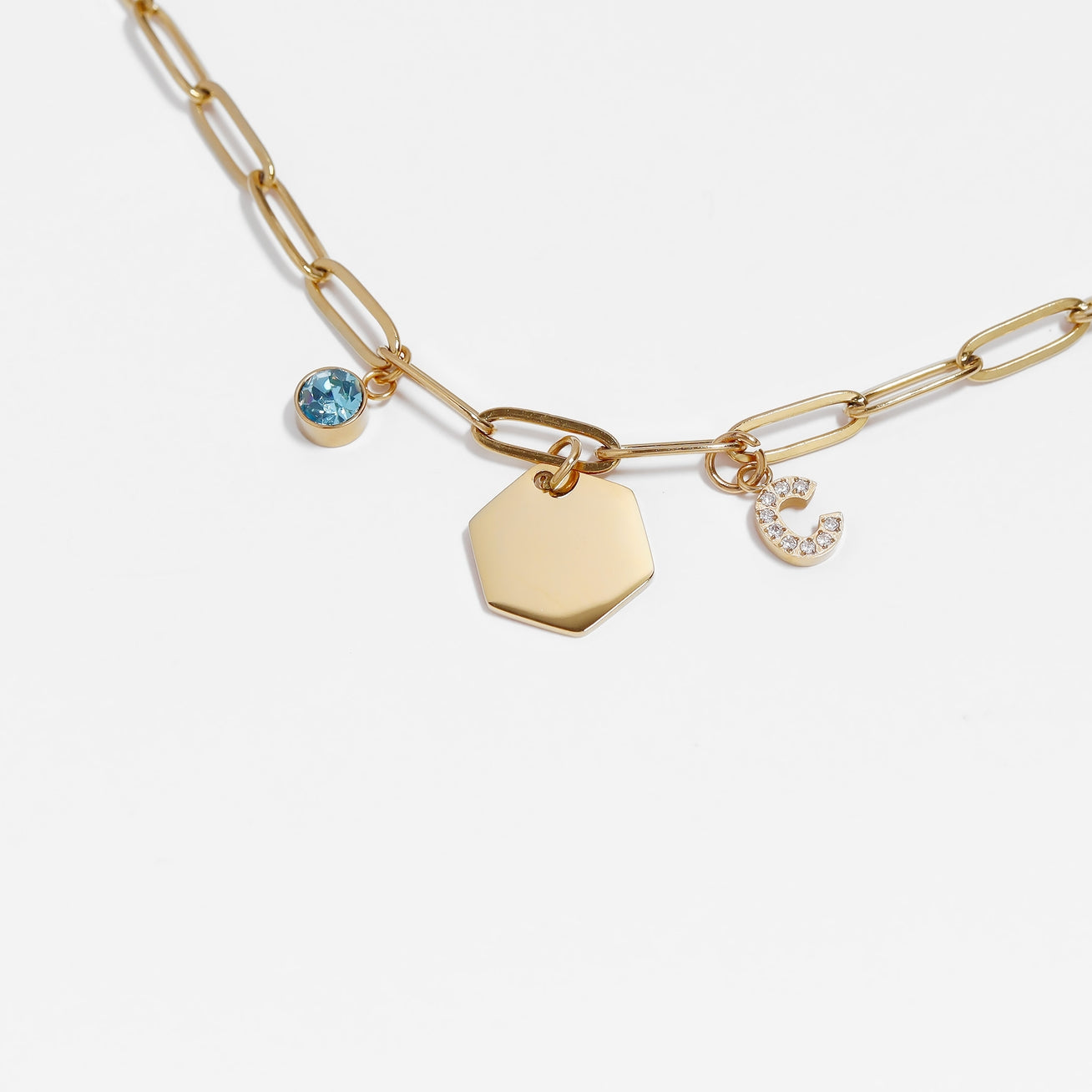 Cubic Zirconia Birthstone Charm