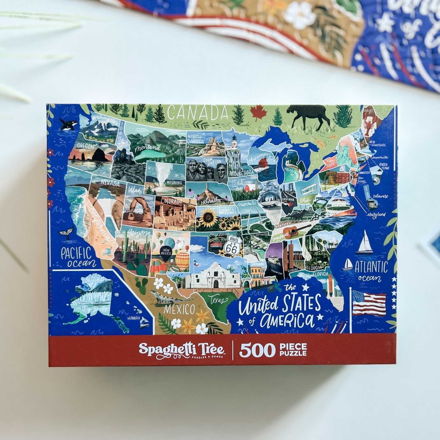 Nifty Fifty 500 Piece Puzzle