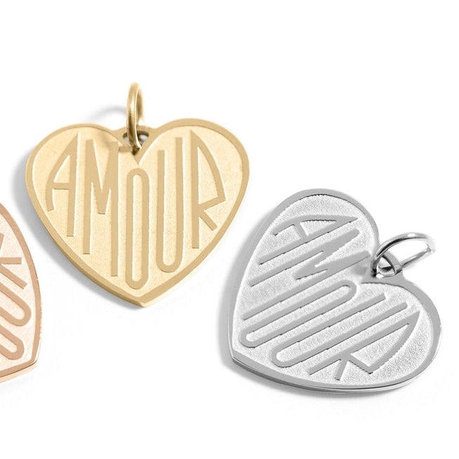 Harness the magic of intention and the power of attraction with our NEW Amour Heart charm. Infused with symbols of passion, trust, and affection, it’s designed to draw love into your life or strengthen existing bonds. Perfect for manifesting new beginnings or nurturing what you already hold dear.