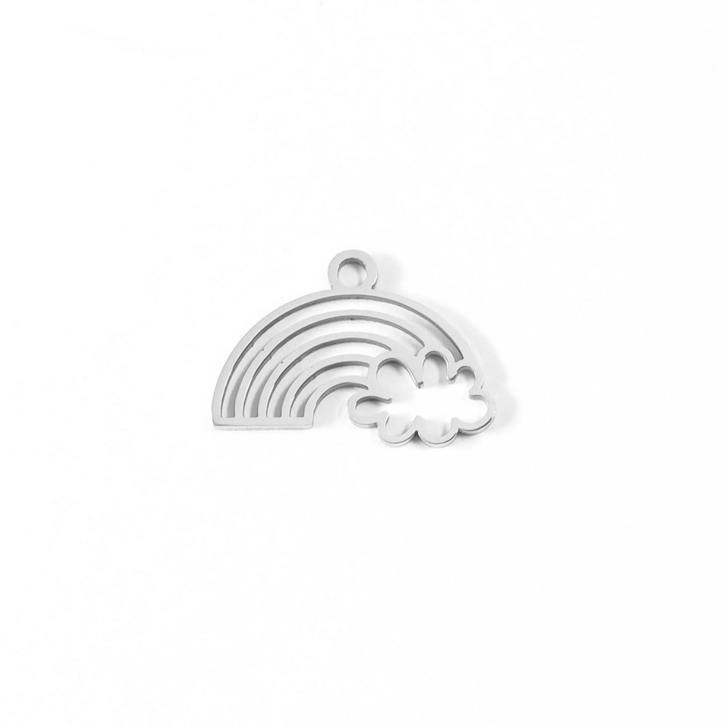 Rainbow and Cloud Charm