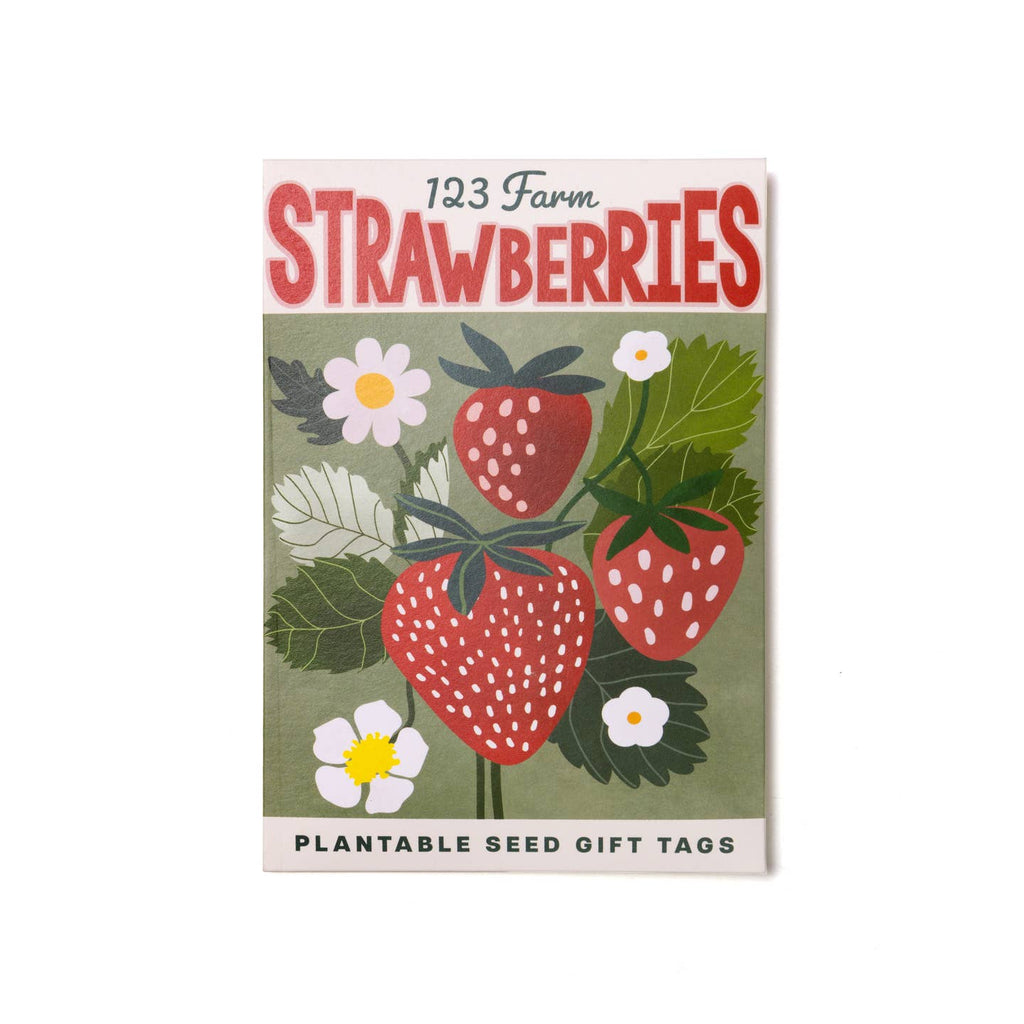 Give your gift an eco-friendly touch with our Plantable Seed Gift Tags. Inspired by vintage seed packet designs, each tag features a vintage strawberry illustration. Once the tag has served its purpose, plant it in soil to grow something fun in the garden—giving it a second life!

Each pack contains 5 different gift tags, making them perfect for thoughtful gifting while promoting sustainability. Simply attach to your gift, and after use, plant the tag for a delightful surprise that grows!